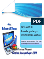 Proses Pengembangan Sistem Informasi Akuntansi