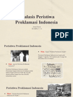 Analasis Peristiwa Proklamasi Indonesia (Jeisel)