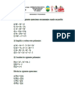 Monomios y Polinomios Ejerc