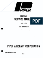 Piper Seneca II Service Manual - SM 761-590