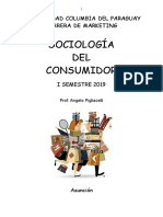 SOCIOLOGÍA DEL CONSUMIDOR 2019