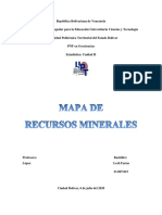 Mapa de Recursos Minerales Lesli Farias