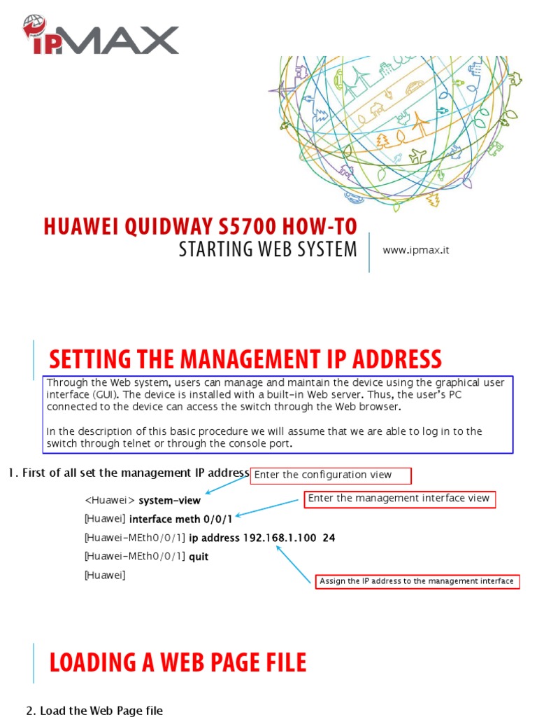 How To Configure Huawei Switch | PDF