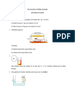 Evaluasi 1 Fisika Dasar