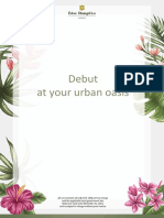 Debut at Your Urban Oasis