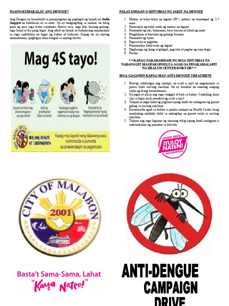 Dengue Flyers 2019 Pdf