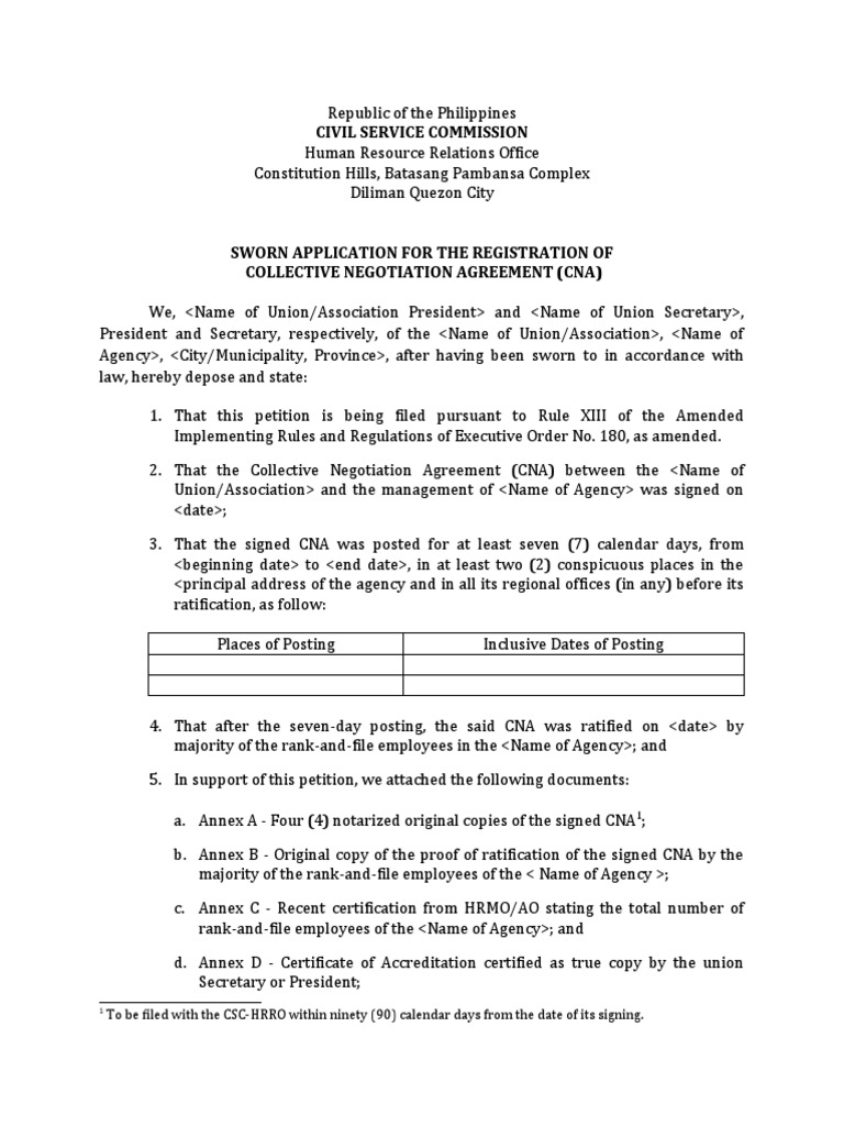Application For CNA Registration | PDF | Notary Public | Public Law