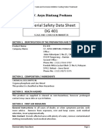 Cooling Water Treatment MSDS