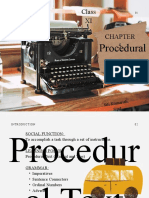 Class XI 5: Procedural Text