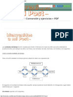DOCENTECA - Unidades de Tiempo - Conversión y Ejercicios + PDF