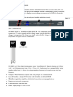 Project 12 TEMP SENSOR