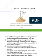 Uji Sifat Fisik Granul Dan Tablet