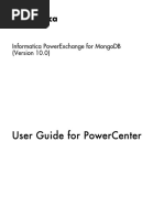 User Guide For Powercenter: Informatica Powerexchange For Mongodb (Version 10.0)