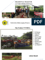Operasi Traktor Untuk Pengolahan Tanah Kering Dan Basah