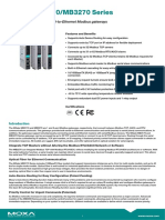 Mgate Mb3170/Mb3270 Series: 1 and 2-Port Advanced Serial-To-Ethernet Modbus Gateways