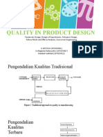 Quality in Product Design