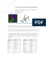 Standard Units of Measure and Coordinate Conventions: Quantity Unit Quantity Unit