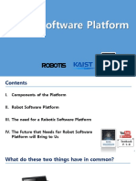 Robot Software Platform: Textbook P. 1 8