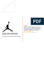 Nike Air Jordan: Course Name and Code