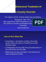 CBT For Social Anxiety Disorder