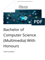 Bachelor of Computer Science (Multimedia) With Honours