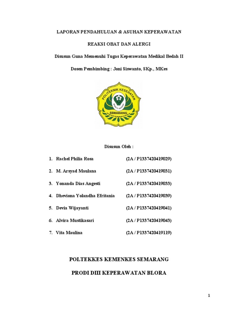 Panduan Anafilaksis: Reaksi Obat dan Alergi | PDF