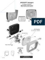 AS200FF Halogen: Mounting Instruction