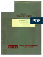 Gates M 5693 Modulation Monitor 1959
