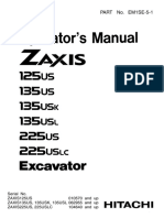 Zx225us Operator's Manual