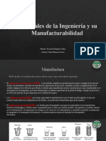 Materiales de La Ingeniería y Su Manufacturabilidad