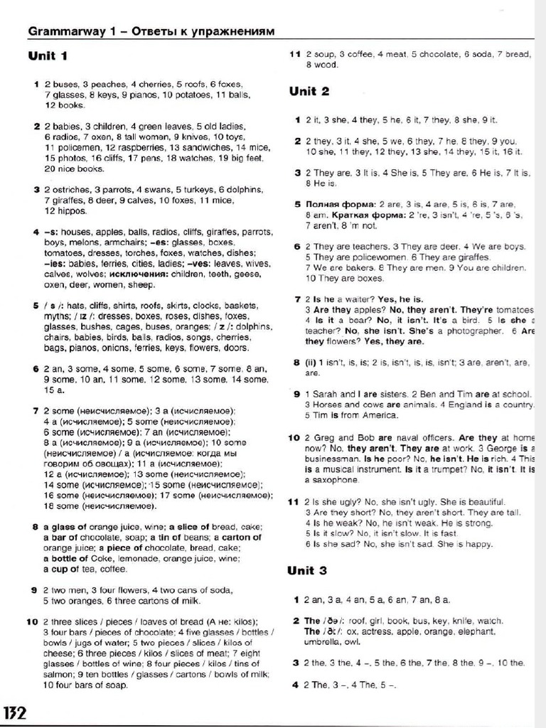 Grammarway 1 Answer Keys PDF | PDF