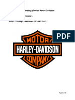 Title - Digital Marketing Plan For Harley Davidson To - Board of Directors From - Duleepa Lakshman (SID-1821867)
