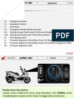 15-Honda Smart Key PCX