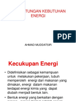 Penghitungan Kebutuhan Energi