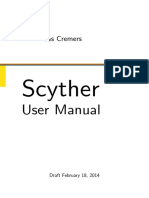 Scyther: User Manual