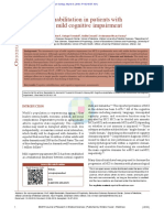 Cognitive Rehabilitation in Patients With Nonamnestic Mild Cognitive Impairment