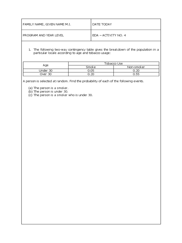 Activity No. 4 | PDF | Finance & Money Management | Social Science