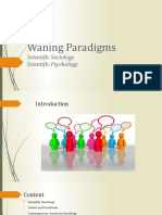 Waning Paradigms: Scientific Sociology Scientific Psychology