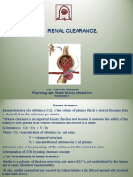 5 - Renal Clearance