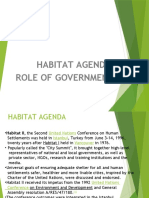Habitat Agenda Role of Government