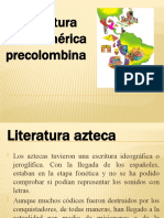 La Literatura de La América Precolombina