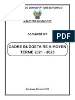 Democratic RepublicofC Ongo - 2021 - Formulation - External - BudgetFramework - BudgetMin - COMESA - French