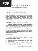 Download BAB 9 - PENGANGGARAN MODAL by Muhamad Iqbal Ramadhan SN51088118 doc pdf