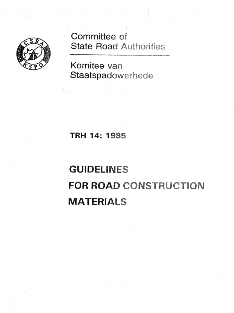 TRH14 Material Classification Guide | PDF | Horticulture And Gardening ...