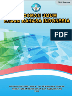 Pedoman Umum Ejaan Bahasa Indonesia (PUEBI)