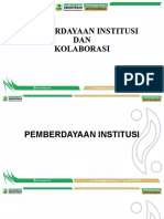 Pemberdayaan Institusi Dan kondisi