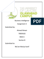 Business Intelligence Assignment 3