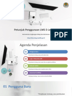 A. Petunjuk Penggunaan E-Learning