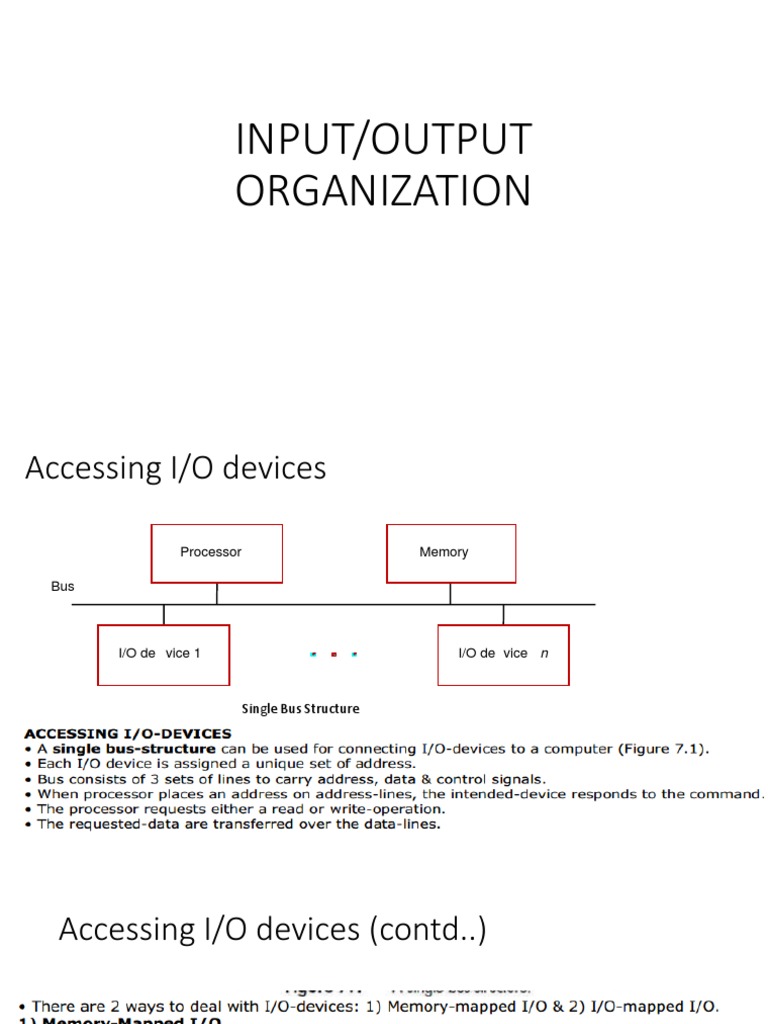 COA - UNIT-4 - Final | PDF | Input/Output | Subroutine