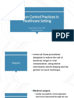 Infection Control Practices in Healthcare Setting